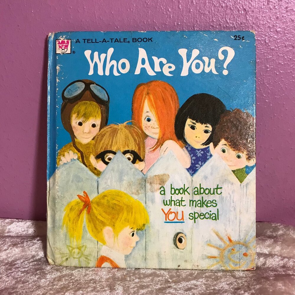 Whitman Tell-a-Tale Vintage Who Are You? Book * Hardcover Retro 1966 GUC Special